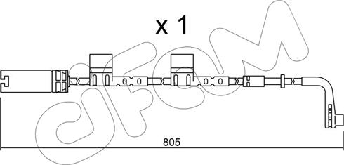 Cifam SU.222 - Сигналізатор, знос гальмівних колодок avtolavka.club