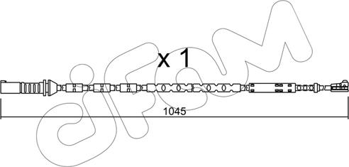 Cifam SU.279 - Сигналізатор, знос гальмівних колодок avtolavka.club