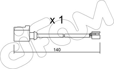 Cifam SU.274 - Сигналізатор, знос гальмівних колодок avtolavka.club