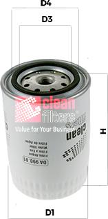 Clean Filters DA 990 - Фільтр для охолоджуючої рідини avtolavka.club
