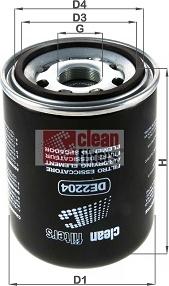 Clean Filters DE2204 - Патрон осушувача повітря, пневматична система avtolavka.club