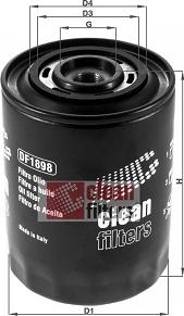 Clean Filters DF1898 - Масляний фільтр avtolavka.club