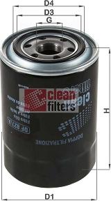 Clean Filters DF 827/A - Масляний фільтр avtolavka.club