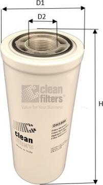 Clean Filters DH5806 - Фільтр, Гідравлічна система приводу робочого устаткування avtolavka.club