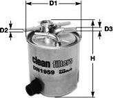 Clean Filters DN1985 - Паливний фільтр avtolavka.club