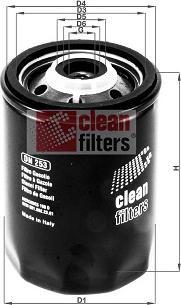 Clean Filters DN 253 - Паливний фільтр avtolavka.club