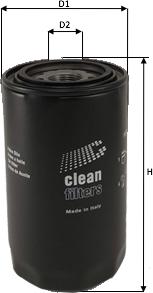 Clean Filters DO1875 - Масляний фільтр avtolavka.club