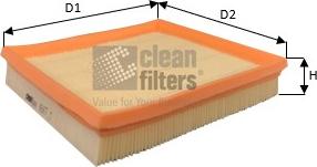 Clean Filters MA3477 - Повітряний фільтр avtolavka.club
