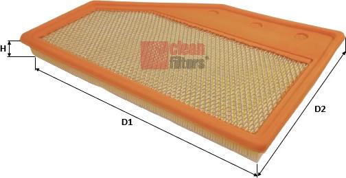 Clean Filters MA3503 - Повітряний фільтр avtolavka.club