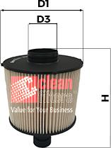 Clean Filters MG3611 - Паливний фільтр avtolavka.club