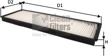 Clean Filters NC2417 - Фільтр, повітря у внутрішній простір avtolavka.club