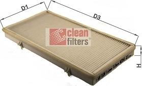 Clean Filters NC2141 - Фільтр, повітря у внутрішній простір avtolavka.club