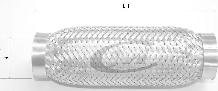 CMParts FI-4510 - Гофрована труба вихлопна система avtolavka.club