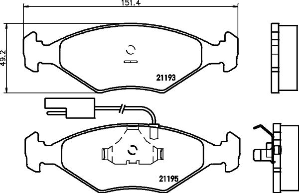 Cobreq N-506 - Гальмівні колодки, дискові гальма avtolavka.club