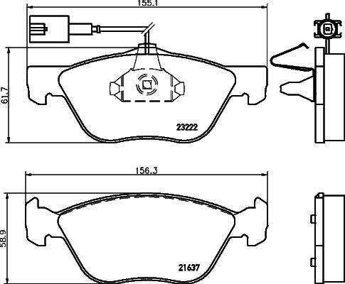 Cobreq N-539 - Гальмівні колодки, дискові гальма avtolavka.club