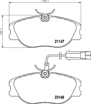 Cobreq N-607 - Гальмівні колодки, дискові гальма avtolavka.club