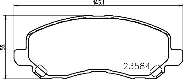 Cobreq N-1446 - Гальмівні колодки, дискові гальма avtolavka.club