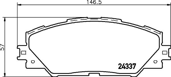 Cobreq N-1456 - Гальмівні колодки, дискові гальма avtolavka.club