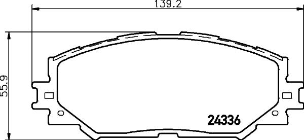 DJ Parts BP1641 - Гальмівні колодки, дискові гальма avtolavka.club