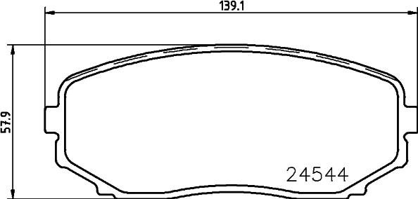 Cobreq N-1467 - Гальмівні колодки, дискові гальма avtolavka.club