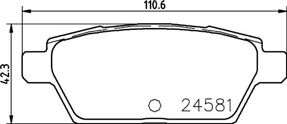 Cobreq N-186 - Гальмівні колодки, дискові гальма avtolavka.club