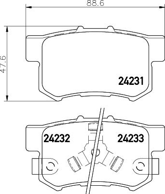 Cobreq N-1393 - Гальмівні колодки, дискові гальма avtolavka.club