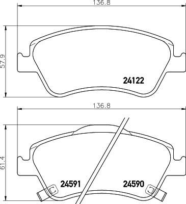 Cobreq N-1366 - Гальмівні колодки, дискові гальма avtolavka.club