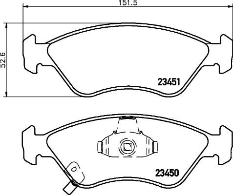 Cobreq N-1226 - Гальмівні колодки, дискові гальма avtolavka.club