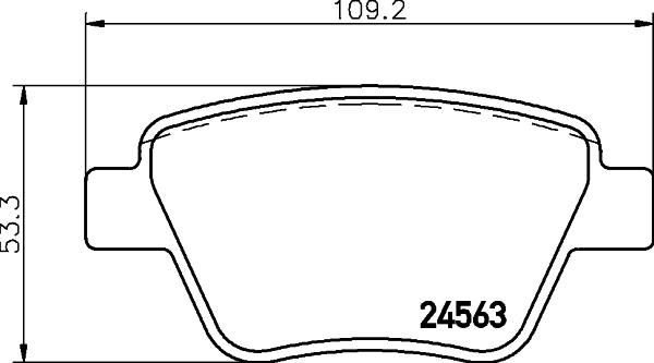 Cobreq N-1742 - Гальмівні колодки, дискові гальма avtolavka.club