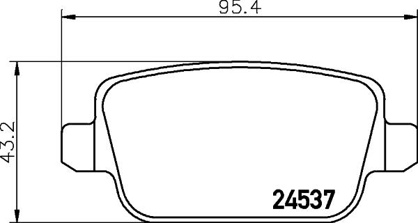 Cobreq N-868 - Гальмівні колодки, дискові гальма avtolavka.club