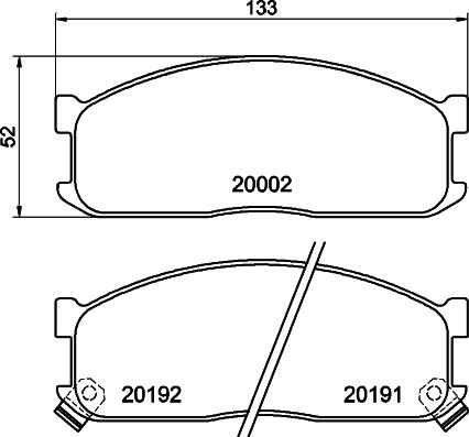 Cobreq N-886P - Гальмівні колодки, дискові гальма avtolavka.club