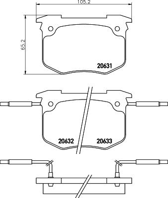 Cobreq N-874 - Гальмівні колодки, дискові гальма avtolavka.club