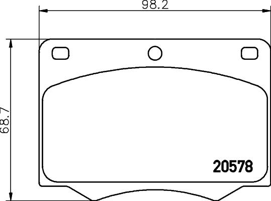 Cobreq N-303 - Гальмівні колодки, дискові гальма avtolavka.club