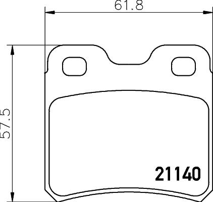 Cobreq N-326 - Гальмівні колодки, дискові гальма avtolavka.club