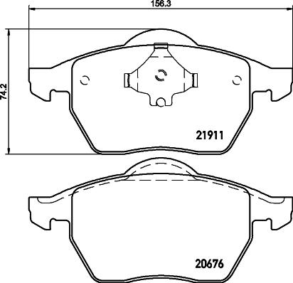 Cobreq N-255 - Гальмівні колодки, дискові гальма avtolavka.club