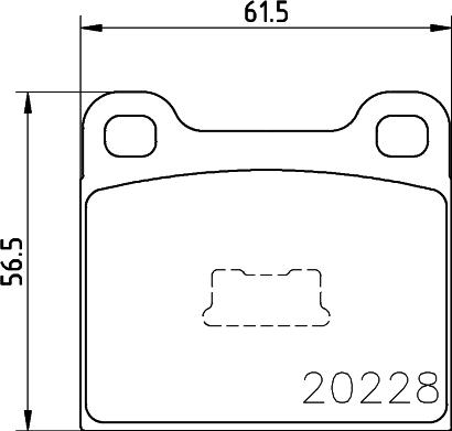 Cobreq N-207 - Гальмівні колодки, дискові гальма avtolavka.club