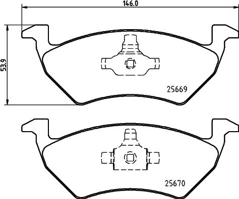 Cobreq N-286 - Гальмівні колодки, дискові гальма avtolavka.club