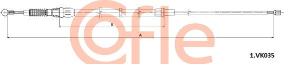 Cofle 92.1.VK035 - Трос, гальмівна система avtolavka.club