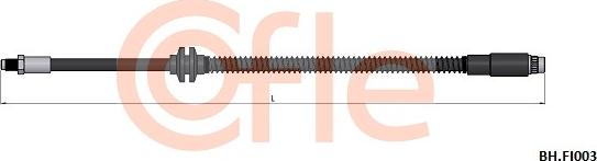 Cofle 92.BH.FI003 - Гальмівний шланг avtolavka.club