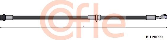 Cofle 92.BH.NI099 - Гальмівний шланг avtolavka.club
