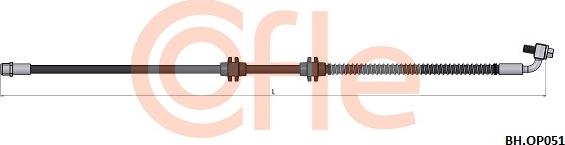 Cofle 92.BH.OP051 - Гальмівний шланг avtolavka.club