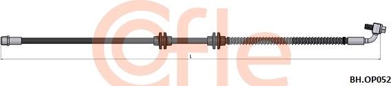 Cofle 92.BH.OP052 - Гальмівний шланг avtolavka.club
