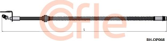 Cofle 92.BH.OP068 - Гальмівний шланг avtolavka.club