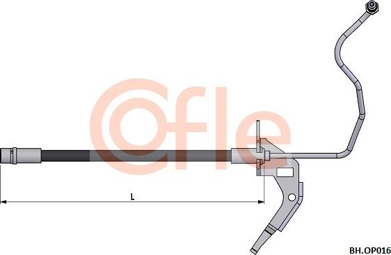 Cofle 92.BH.OP016 - Гальмівний шланг avtolavka.club