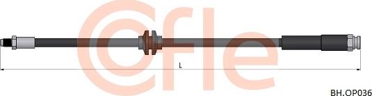 Cofle 92.BH.OP036 - Гальмівний шланг avtolavka.club