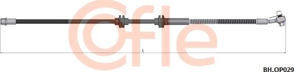 Cofle 92.BH.OP029 - Гальмівний шланг avtolavka.club