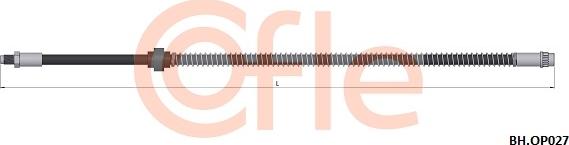 Cofle 92.BH.OP027 - Гальмівний шланг avtolavka.club