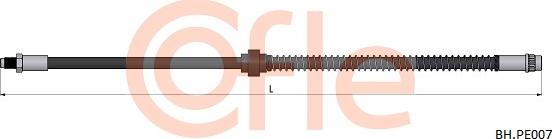 Cofle 92.BH.PE007 - Гальмівний шланг avtolavka.club