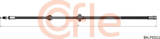 Cofle 92.BH.PE011 - Гальмівний шланг avtolavka.club