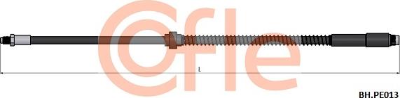 Cofle 92.BH.PE013 - Гальмівний шланг avtolavka.club